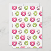 Een daarvan is Sweet Donut eerste verjaardag Confe Kaart (Achterkant)