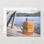 Een dag bij het meer van 1996 briefkaart (Voorkant / Achterkant)