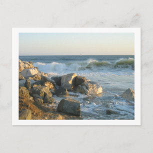 Een dag bij het strand briefkaart
