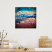 Een dag bij het strand poster (Keuken)