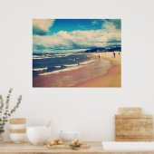 Een dag bij het strand poster (Keuken)