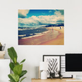 Een dag bij het strand poster (Thuiskantoor)