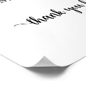 Eén dag ernaast, Oefenbruiloft Diner Welkom Poster (Hoek)