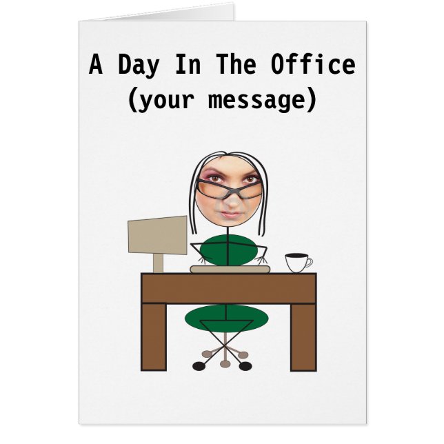 Een dag in de Kantoor (vrouw) (Voorkant)