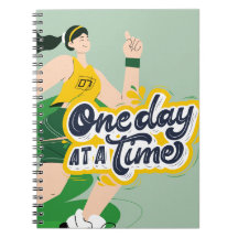 Een dag in een tijd - Motivatie Running Notitieboe