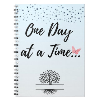 Een dag in een tijd Spiral Notitieboek – Mentale W