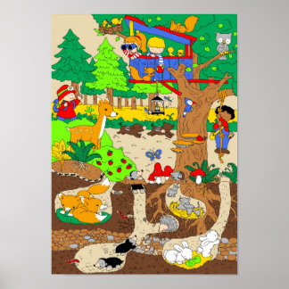 Een dag in het voorste poster