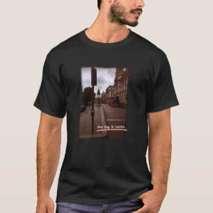Eén dag in Londen. Bus VK Groot-Brittannië Verkeer T-shirt