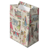 Een dag in Parijs Medium Cadeauzakje (Voorkant Gekanteld)