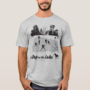 Een dag op de Lake Pond Hockey T-shirt