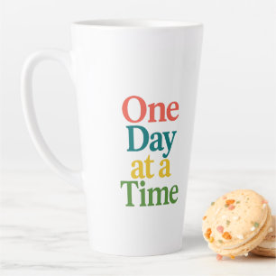 Een dag op een tijd Motivatie Latte Mok