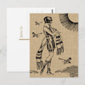 Een dag op het strand Briefkaart (Voorkant / Achterkant)