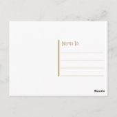 Een dag op het strand Briefkaart (Achterkant)