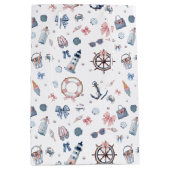 Een dag op het strand! medium cadeauzakje (Voorkant)