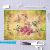 Eén dag per dag vlinder Inspirerend Tissuepapier (Craft)