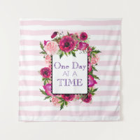 Eén dag per keer, Floral Lijst Quote