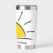 Eén dag per keer geïsoleerde drinkbeker (Achterkant)