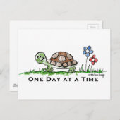 Eén dag per keer (herstel) briefkaart (Voorkant / Achterkant)