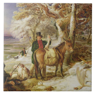 Een dag sport, 1826 (olie op canvas) tegeltje