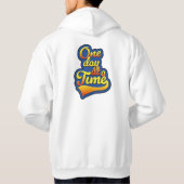 Eén dag tegelijk hoodie (Achterkant)