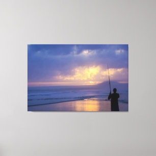 EEN DAG VAN DE VISSENDE - Hoek Canvas Afdruk