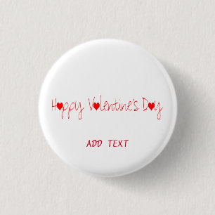 Een dag van liefde en iedereen die van houdt ronde button 3,2 cm