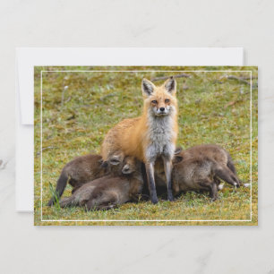 Een dag van mama feestdagenkaart