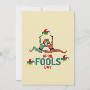 Een dag voor dwaas spel...1 april feestdagenkaart