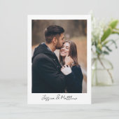 Een dag weg Photo Script Repetitie Diner Kaart (Staand voorkant)