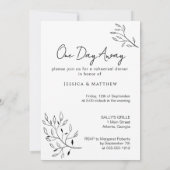 Een dag weg Photo Script Repetitie Diner Kaart (Achterkant)