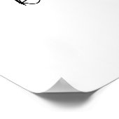 Een dag weg repetitie diner welkomstbord poster (Hoek)