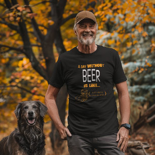 Een dag zonder bier t-shirt