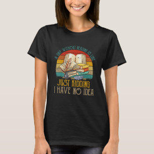 Een dag zonder lezing heb ik geen ideale boekje t-shirt