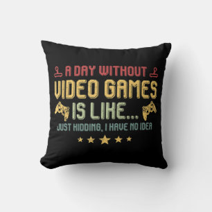 Een dag zonder videospelletjes is net een leuke vi kussen