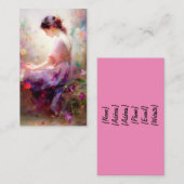 Een dagdroom van bloemen visitekaartje (Voorkant / Achterkant)