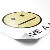 Een daggezicht hebben foto afdruk (Hoek)