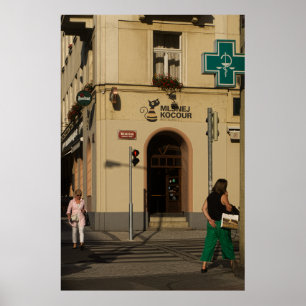 Een dagje uit in Vinohrady, Praag Poster