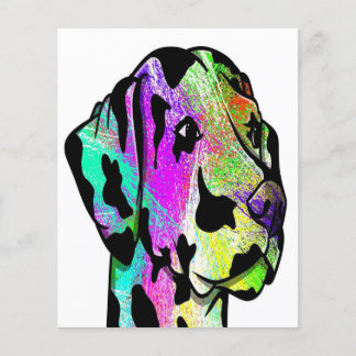 Een Dalmatiaan met een heldere kleur Flyer