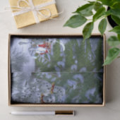 Een Dalmatische Kerstman en Zijne Dalmatische Rein Tissuepapier (Geschenk)