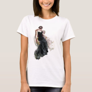 Een dame en haar katten t-shirt