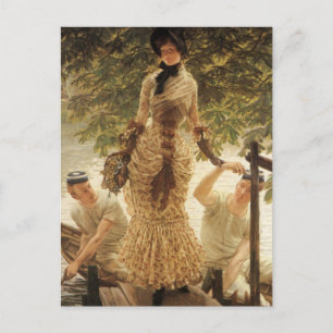 Een dame op de Theems Briefkaart