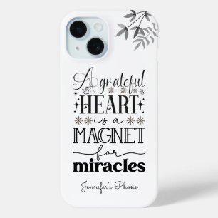 Een dankbaar hart, Motivatie typografie