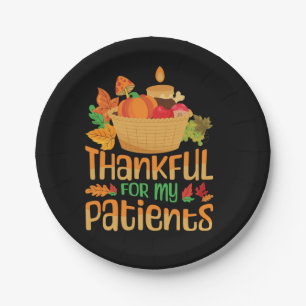 een dankbare broer herfst Thanksgiving dag speciaa Papieren Bordje