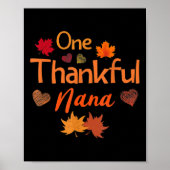 Een dankbare Thanksgiving van nana's schattige her Poster (Voorkant)