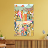 Een dankwoord voor de Plezier van Sultan Ahmet III Canvas Afdruk (Insitu (Woonkamer))