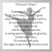 Een danseres Poster (Voorkant)