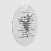 Een danserse gebeddenergie ornament (voorkant)