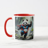 Een dappere panda. mok (Links)
