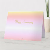 Een datum om Happy Jubileum Kaart te vieren (Achterkant)