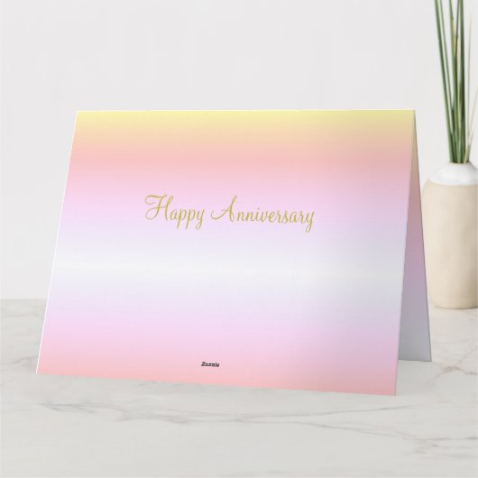 Een datum om Happy Jubileum Kaart te vieren (Achterkant)